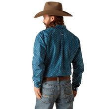 Load image into Gallery viewer, Wrinkle Free Garrick Classic Fit Shirt - INDOCHINE BLUE
