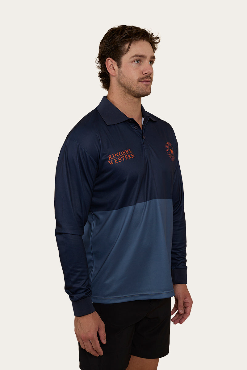 HALLS CREEK UNISEX FISHING JERSEY - NAVY