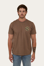 Load image into Gallery viewer, Signature Bull Mens Loose Fit T- Shirt - Mushroom/Camo
