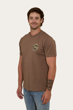 Load image into Gallery viewer, Signature Bull Mens Loose Fit T- Shirt - Mushroom/Camo
