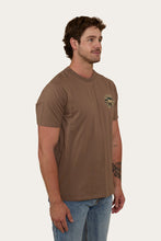 Load image into Gallery viewer, Signature Bull Mens Loose Fit T- Shirt - Mushroom/Camo
