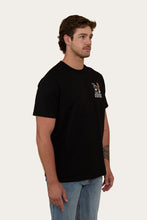 Load image into Gallery viewer, Eyrie Mens Loose Fit T- Shirt - Black
