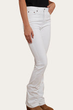 Load image into Gallery viewer, Penny Women&#39;s High Rise Bootleg Jean - White
