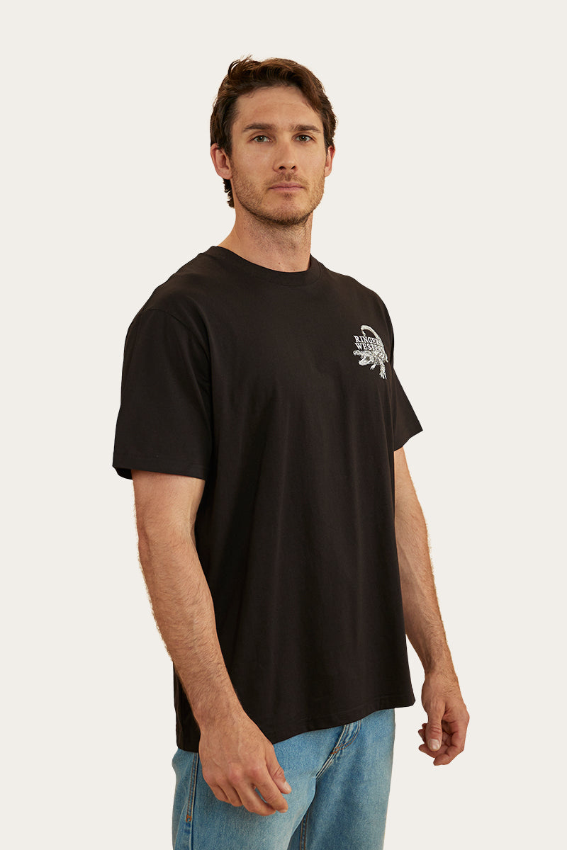 Salty Mens Loose Fit Tt-Shirt - Black