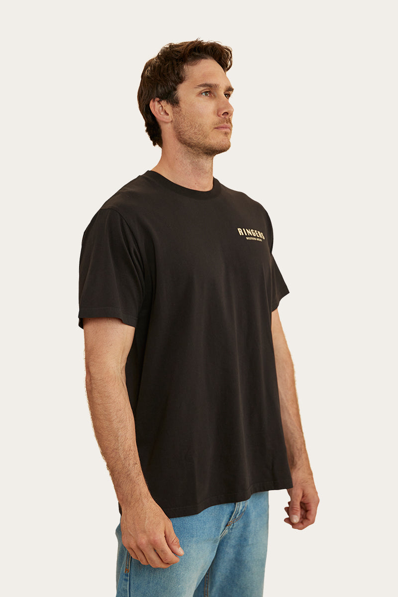 Haulin Mens Loose Fit T- Shirt - Black