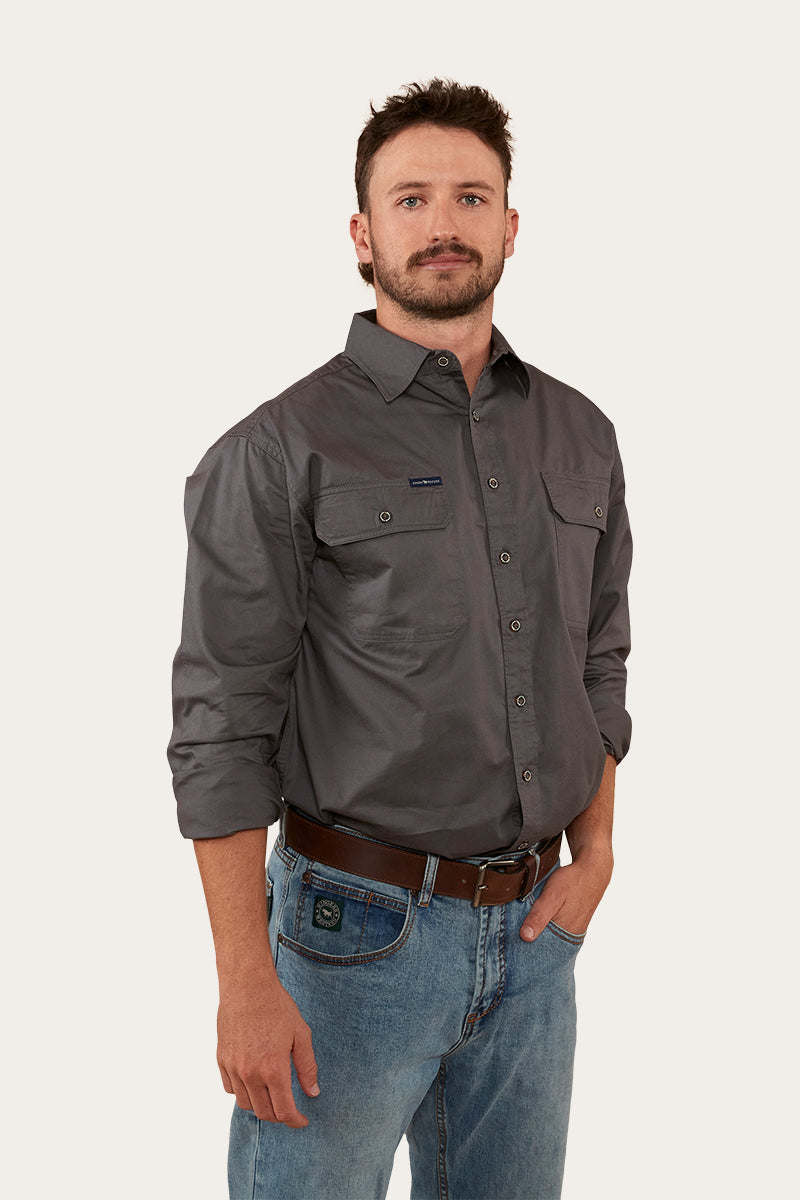 King River Mens Full Button Work Shirt - Magnum