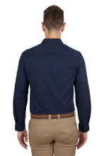 Load image into Gallery viewer, MEN’S TC LINEN TAILORED LONG SLEEVE SHIRT - NAVY
