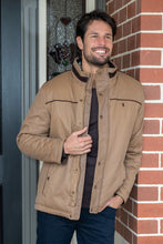 Load image into Gallery viewer, MEN&#39;S FRASER FAUX OILSKIN JACKET
