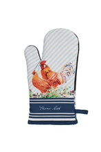 Load image into Gallery viewer, TC OVEN MITT &amp; POT HOLDER SET Navy/White
