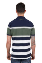 Load image into Gallery viewer, MEN’S ALEX SHORT SLEEVE POLO NAVY/CYPRESS
