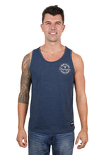 Load image into Gallery viewer, MEN’S ZANE SINGLET - NAVY MARLE
