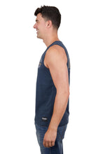 Load image into Gallery viewer, MEN’S ZANE SINGLET - NAVY MARLE
