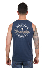 Load image into Gallery viewer, MEN’S ZANE SINGLET - NAVY MARLE
