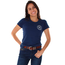 Load image into Gallery viewer, Signature Bull Womens Classic T Shirt Navy
