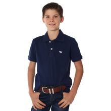 Load image into Gallery viewer, Classic Kids Polo Shirt Navy
